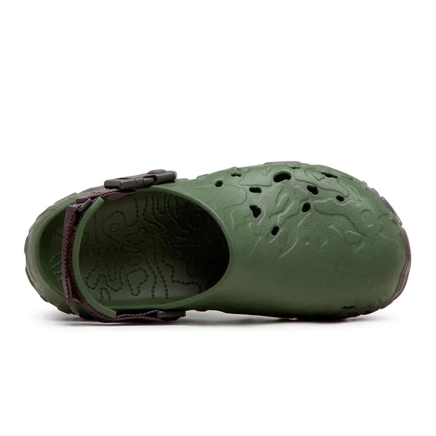 Imagen 4 de 5 de Ojotas Crocs All Terrain Atlas Clog-VERDE MILITAR