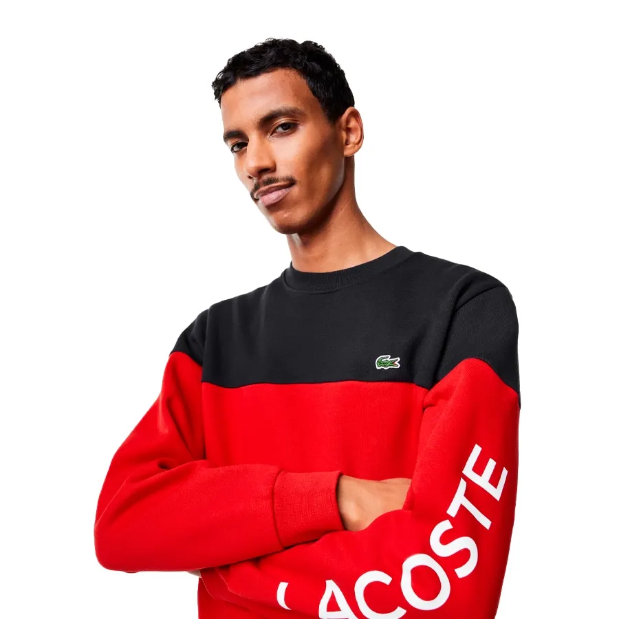 Imagen 1 de 6 de Buzo Lacoste -ROJO/NEGRO