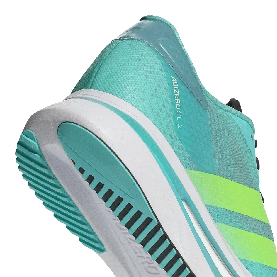 Imagen 6 de 8 de Zapatillas adidas Adizero Sl 2-AQUA/AMARILLO FLUOR