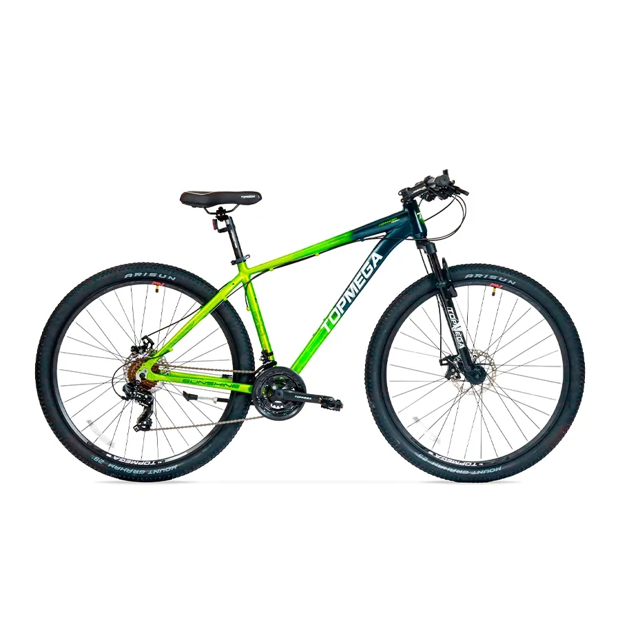 Imagen 0 de 9 de TopMega Mountain Bike Sunshine Aluminio R29 21vel-VERDE/LIMA