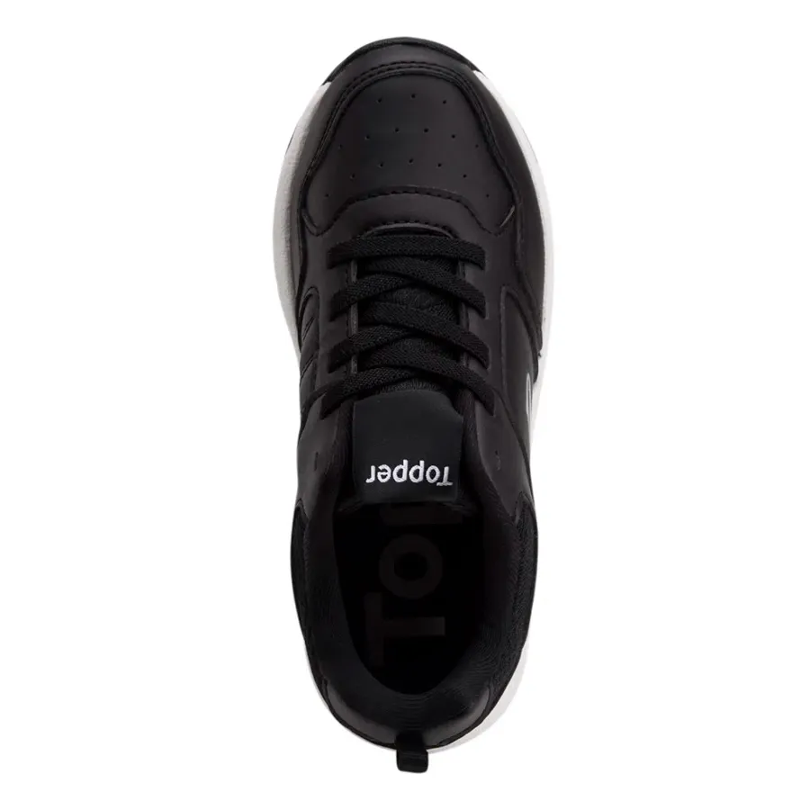 Imagen 3 de 5 de Zapatillas Topper Leon III Kids-NEGRO/BLANCO