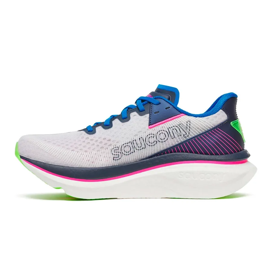 Imagen 2 de 6 de Zapatillas Saucony Endorphin Azura-BLANCO/MARINO/VERDE FLUOR