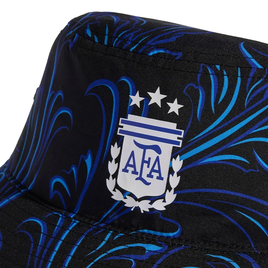 Imagen 2 de 4 de Gorro adidas originals Bucket Seleccion Argentina Afa 26-NEGRO/MARINO/BLANCO