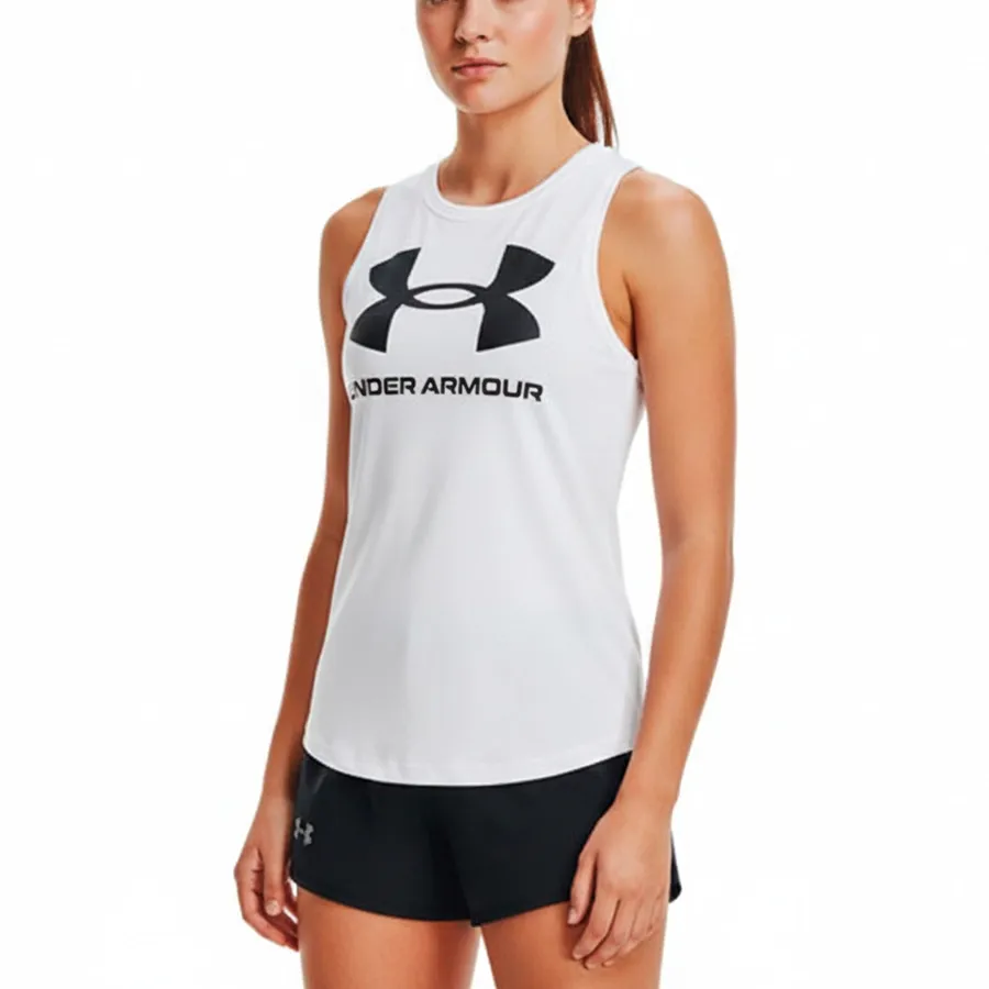 Imagen 0 de 4 de Musculosa Under Armour Live Sportstyle Tank-BLANCO