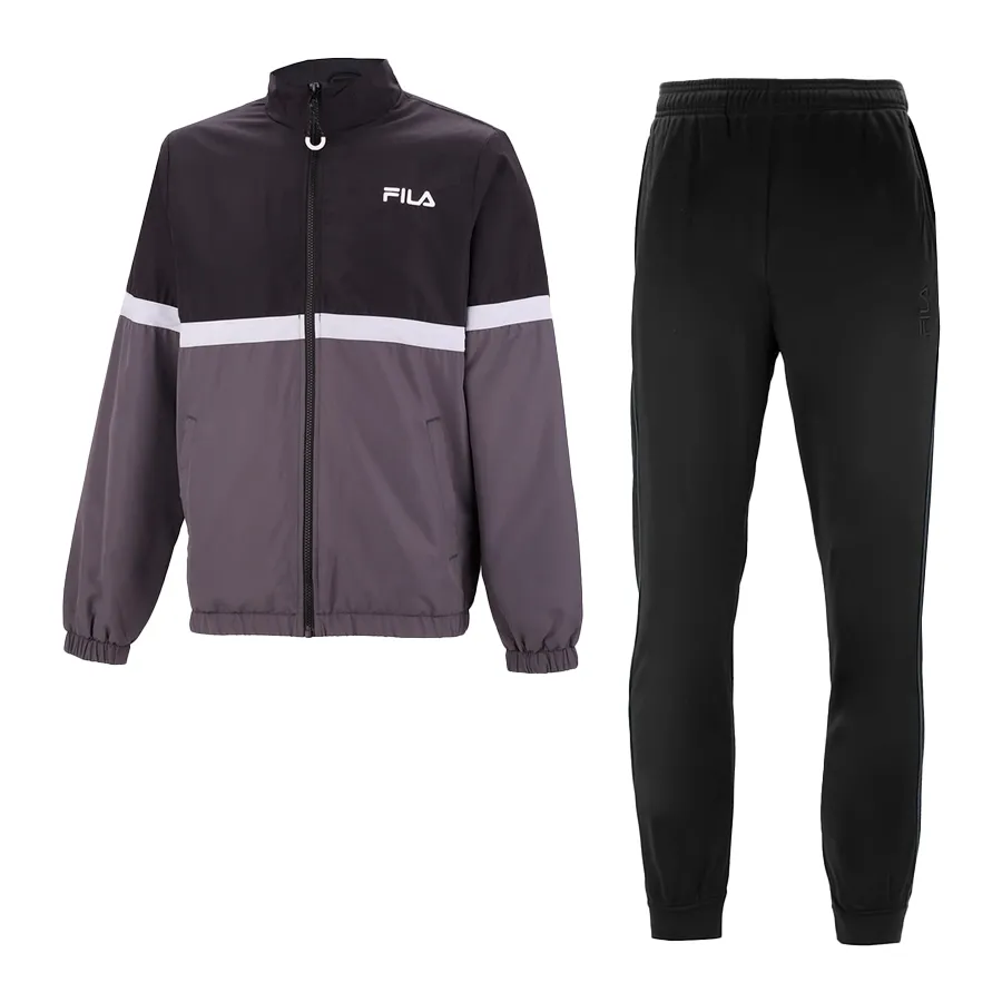 Imagen 0 de 6 de Conjunto Fila Double Block-NEGRO/GRAFITO/BLANCO