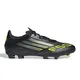 botines-adidas-f50-league-fg-NEGRO/PLATA/VERDE FLUOR