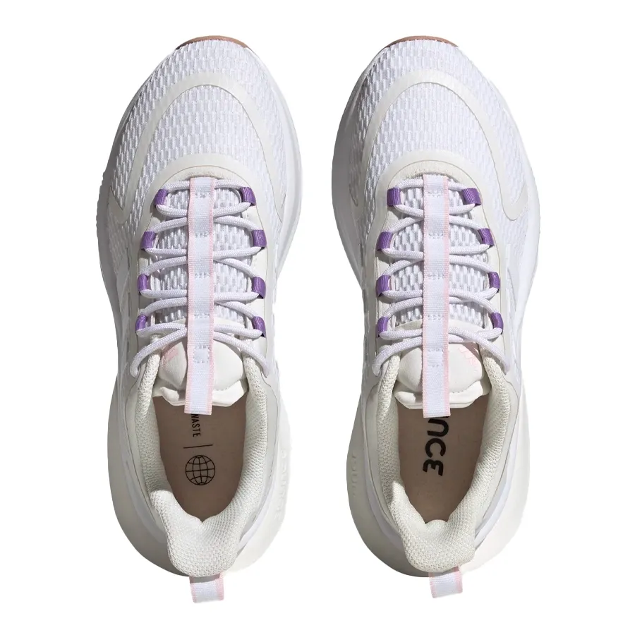 Imagen 3 de 8 de Zapatillas adidas Alphabounce+-BLANCO/VIOLETA/ROSA