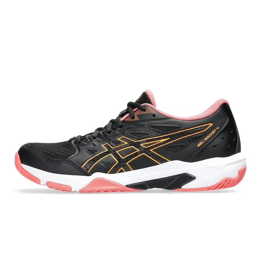 Imagen 2 de 7 de Zapatillas Asics adidas  Gel-Rocket 11 W-NEGRO/NARANJA