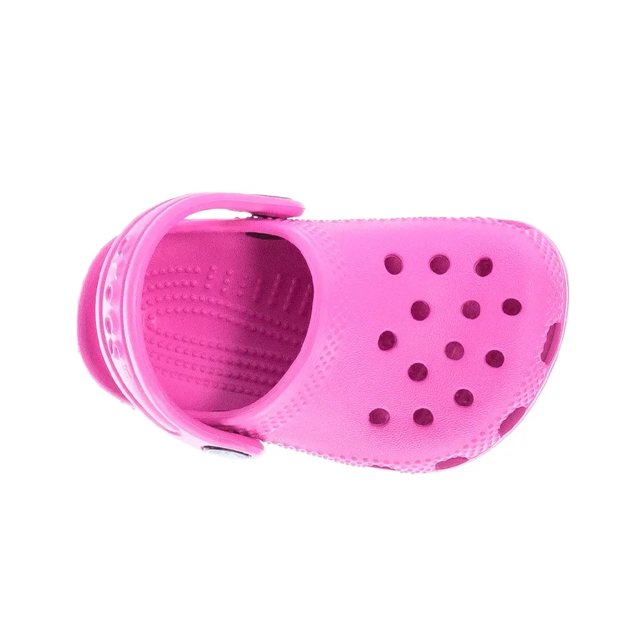 Imagen 3 de 5 de Ojotas Crocs Littles-FUCSIA