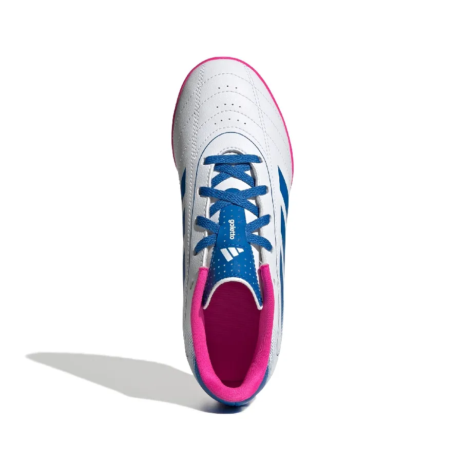 Imagen 3 de 7 de Botines adidas Goletto Ix Tf-BLANCO/AZUL/ROSA FLUOR
