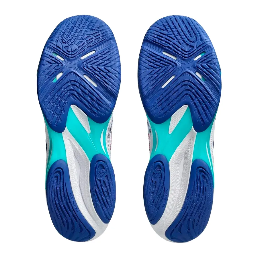 Imagen 4 de 7 de Zapatillas Asics Netburner Ballistic Ff Mt 4-BLANCO/CELESTE