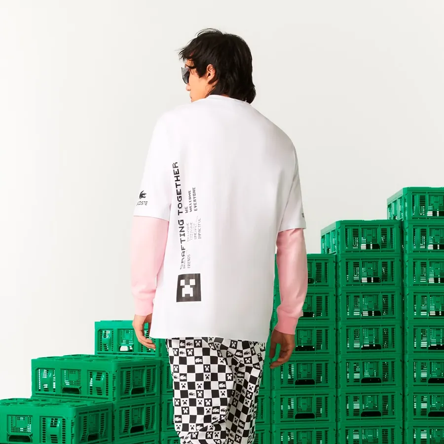 Imagen 1 de 5 de Remera Lacoste -NEGRO/BLANCO