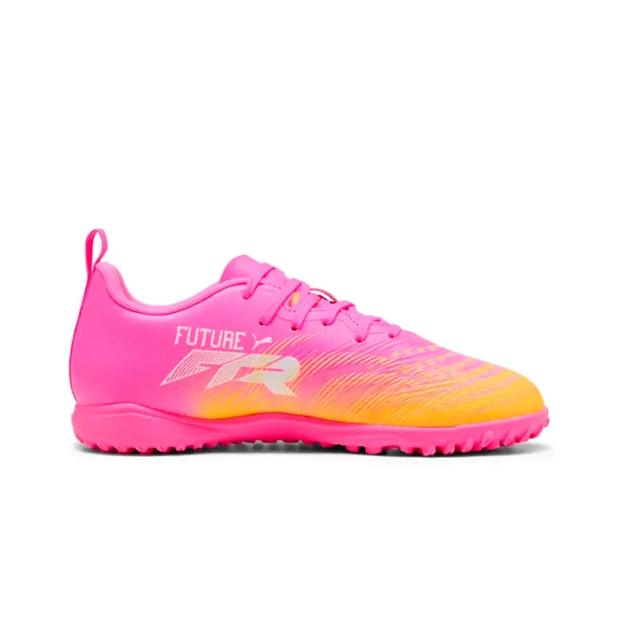 Imagen 2 de 7 de Botines Puma Future 9 Play Tf-ROSA FLUOR/TURQUESA/AMARILLO FLUOR