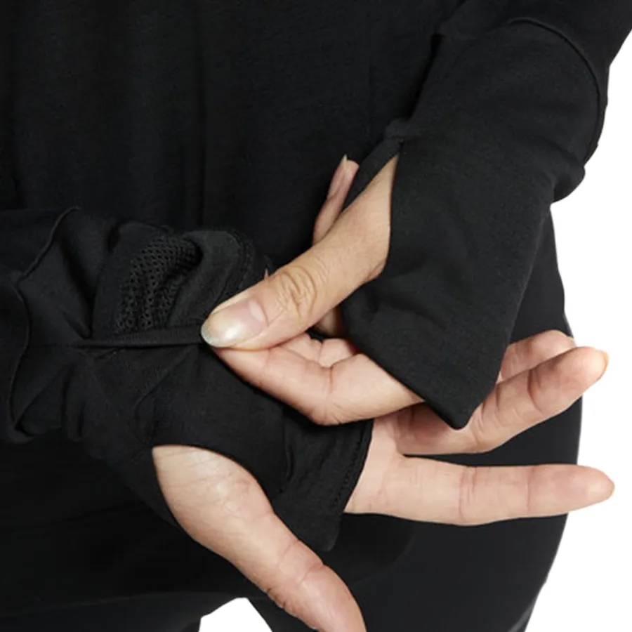 Imagen 2 de 5 de Remera Nike Top Midlayer Air-NEGRO/BLANCO