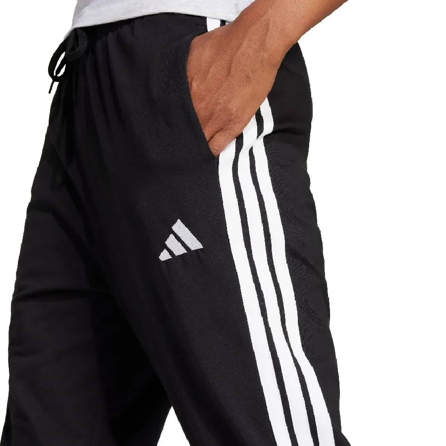 Imagen 3 de 5 de Pantalón adidas Jogger Essentials 3 Tiras-NEGRO/BLANCO