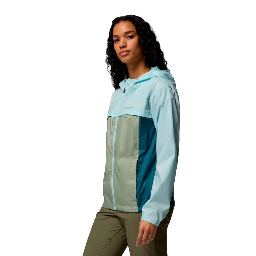 Imagen 1 de 8 de Campera Columbia Crested Canyon-VERDE SECO/CELESTE/AZUL