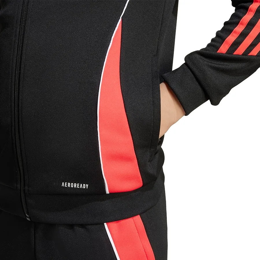 Imagen 3 de 4 de Campera adidas Messi Kids-NEGRO/ROJO