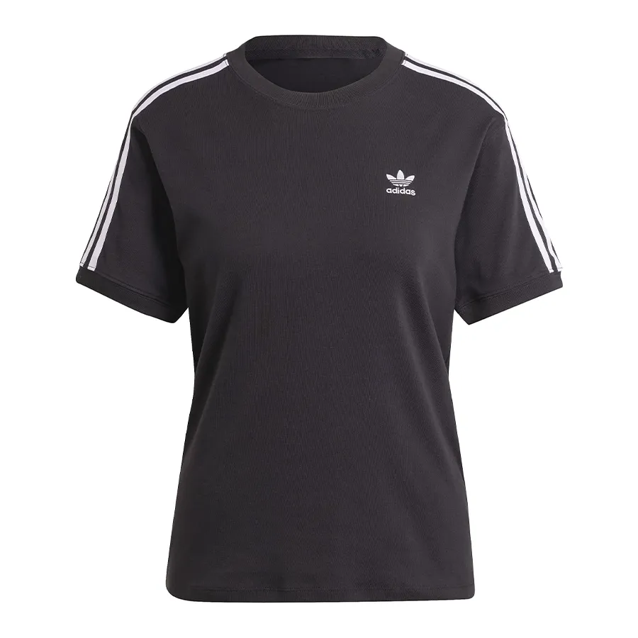 Imagen 2 de 5 de Remera adidas originals 3 Stripe Tee-NEGRO