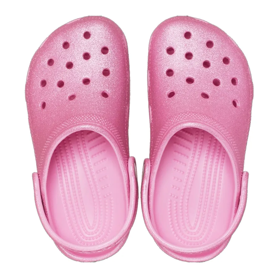 Imagen 1 de 4 de Ojotas Crocs Classic Glitter Clog-ROSA