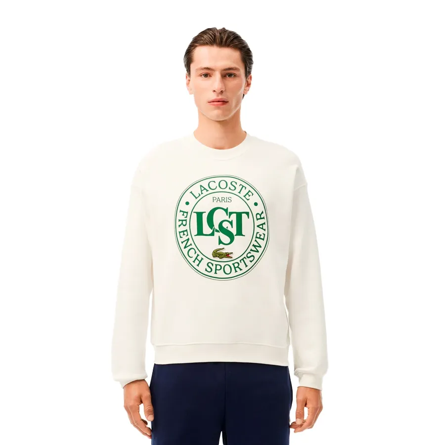 Imagen 0 de 4 de Buzo Lacoste -BLANCO/VERDE