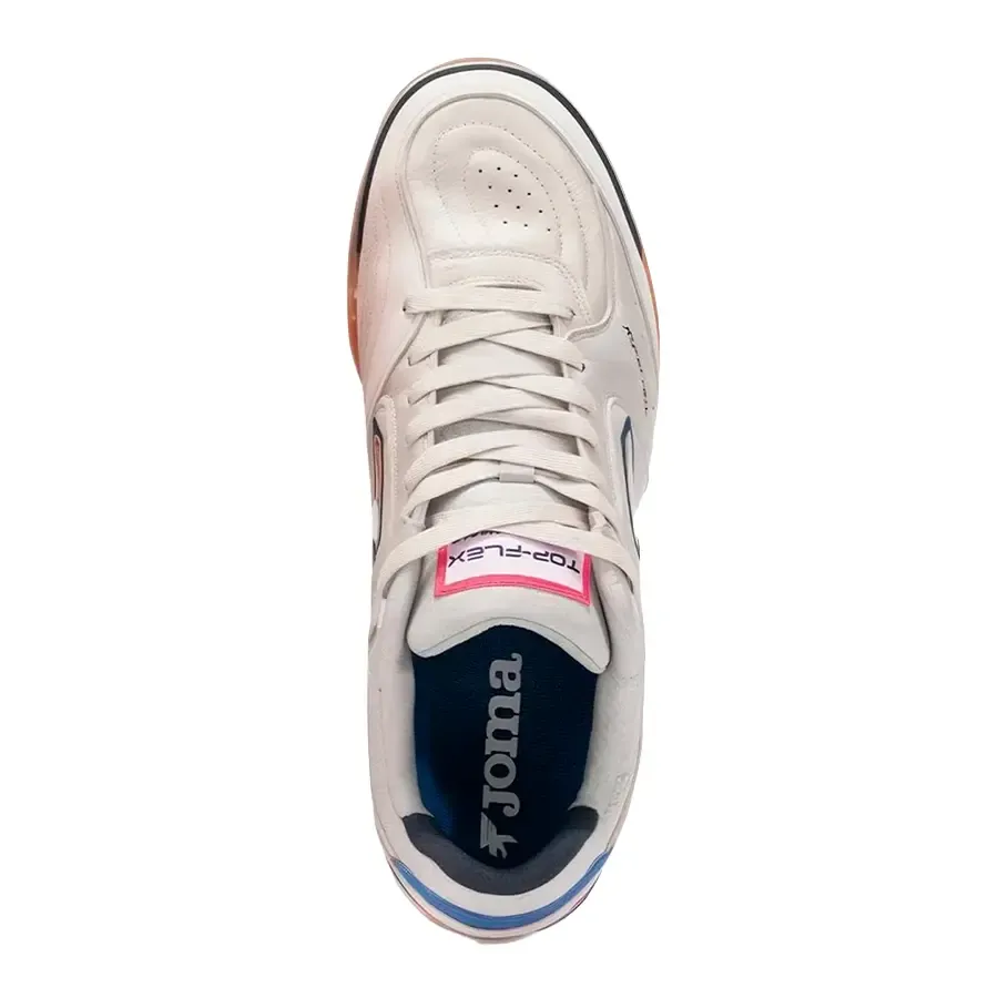 Imagen 2 de 4 de Botines Joma Top Flex Rebound In-GRIS/AZUL FRANCIA/FUCSIA