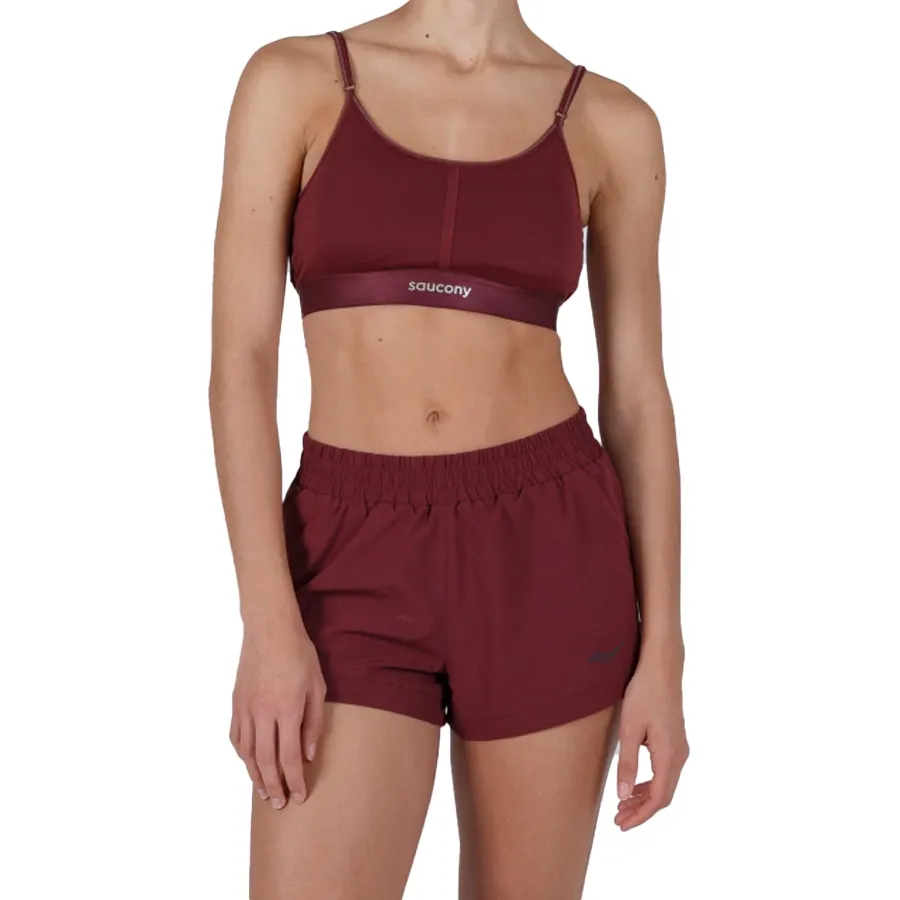 Imagen 0 de 5 de Shorts Saucony Outpace 3"-BORDO