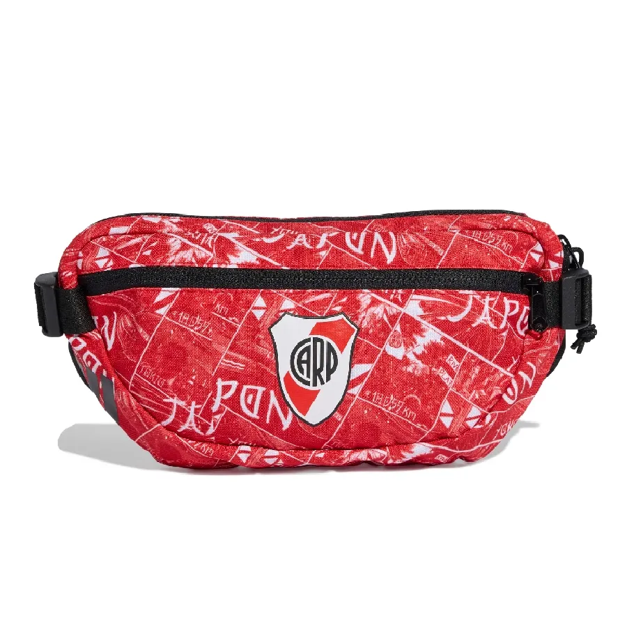 Imagen 0 de 5 de Riñonera Unisex adidas River Plate-ROJO/NEGRO