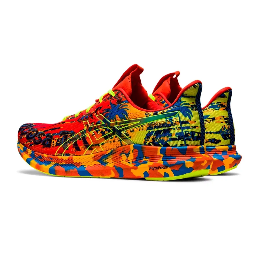 Imagen 2 de 5 de Zapatillas Asics Noosa 14 Tri Standard-ROJO/LIMA/AZUL
