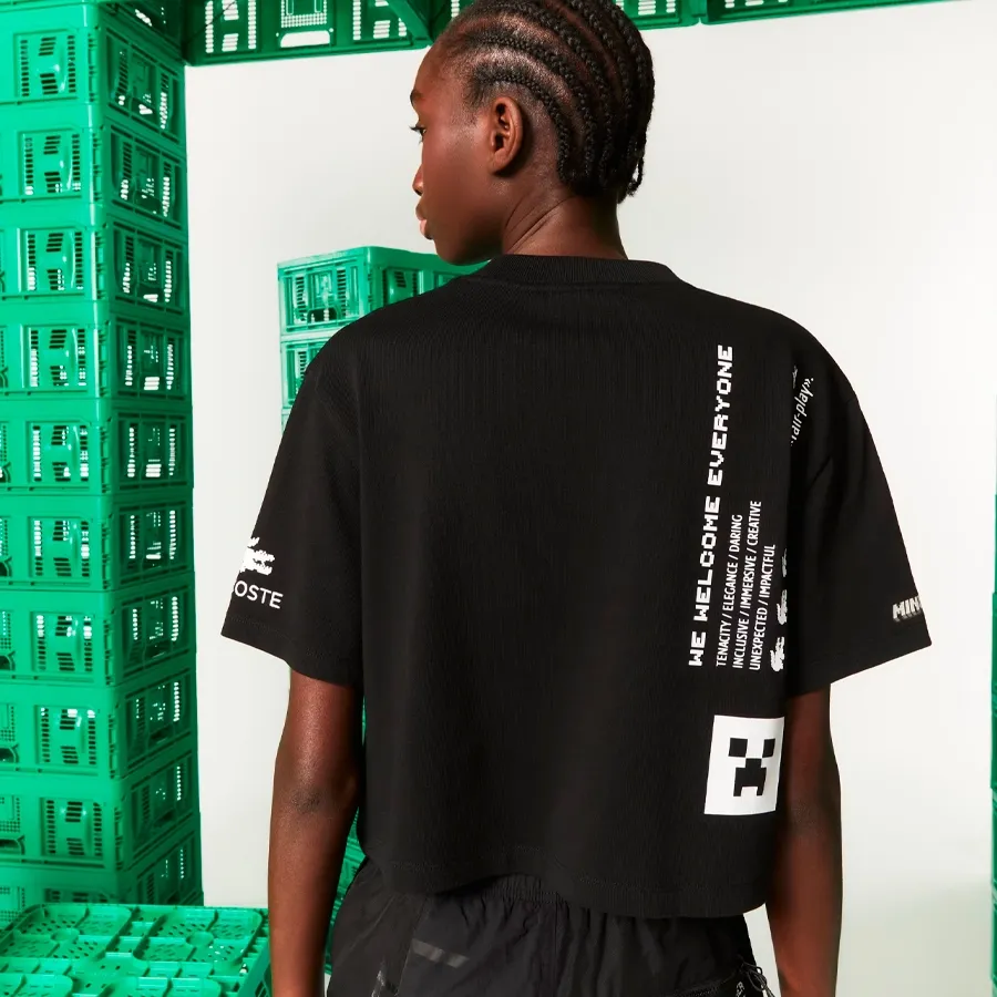 Imagen 3 de 5 de Remera Lacoste Shirt and Cols Roules-NEGRO/BLANCO