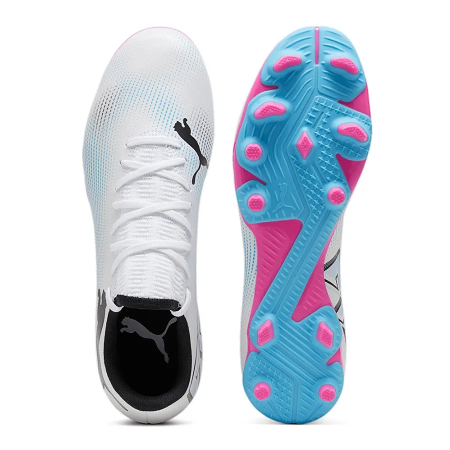 Imagen 2 de 5 de Botines Puma Future 7 Play Fg Ag-BLANCO/NEGRO/FUCSIA