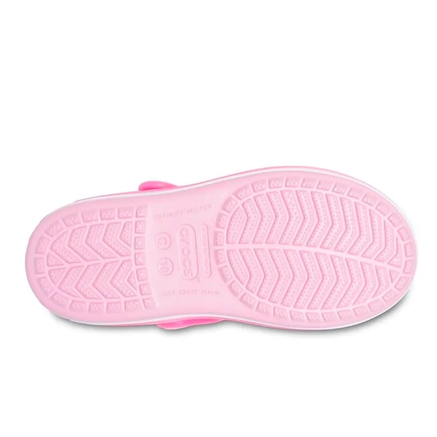 Imagen 4 de 5 de Sandalias Crocs Ojotas  Crocband Kids-ROSA/BLANCO