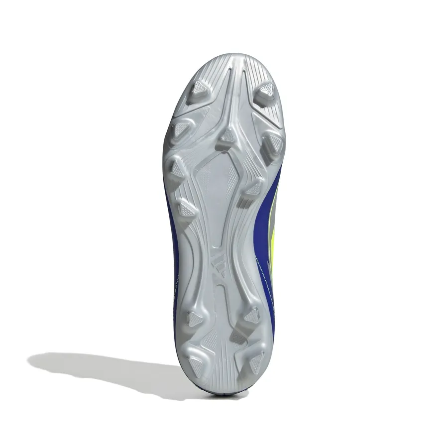 Imagen 4 de 7 de Botines adidas F50 Club Fg/Mg Jr Messi-PLATA/VIOLETA/AMARILLO