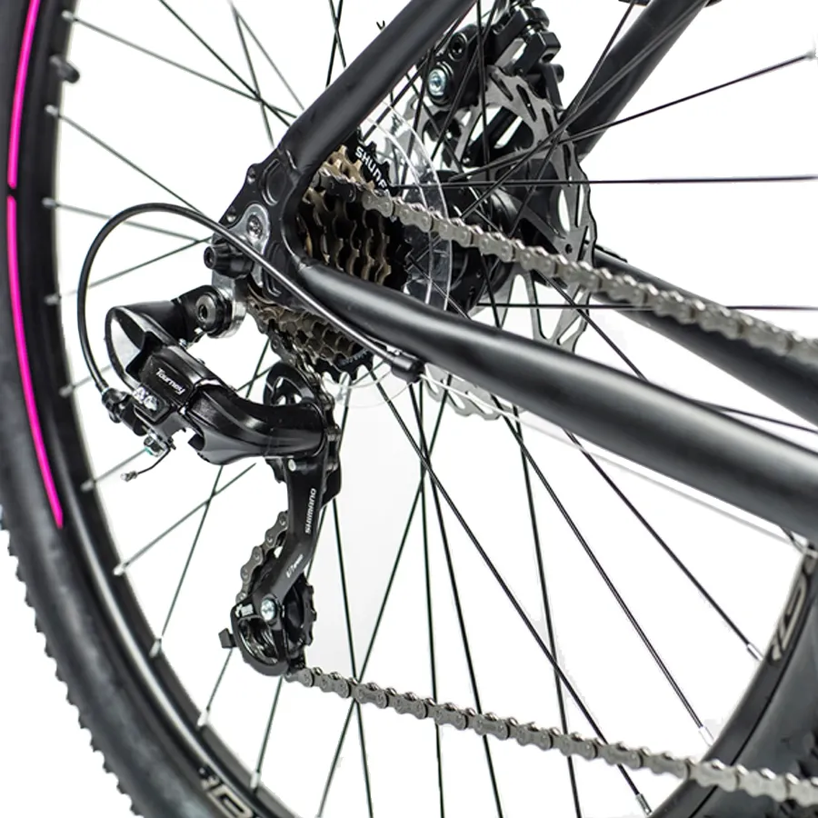 Imagen 4 de 5 de Bicicleta Bug Bikes Lady R27.5 21V Matte-NEGRO/ROSA