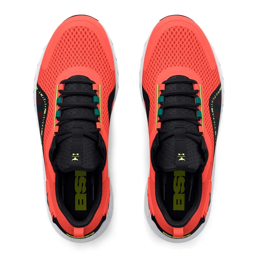 Imagen 4 de 6 de Zapatillas Under Armour Gs Project Rock Bsr-NARANJA/NEGRO