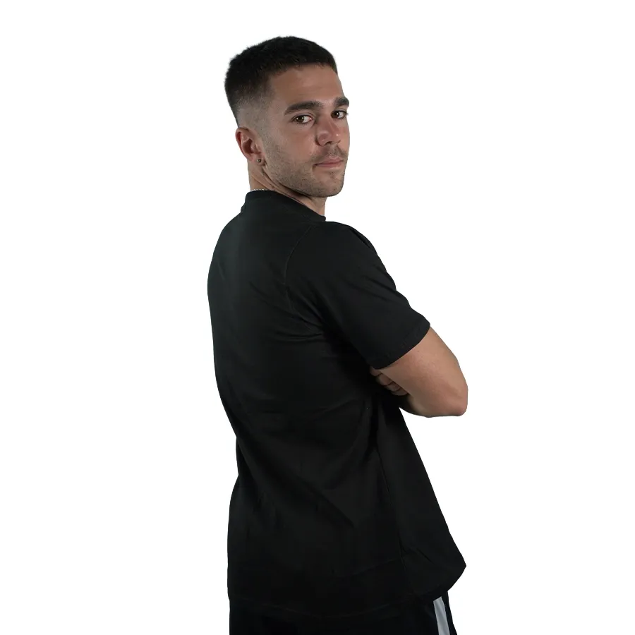 Imagen 2 de 4 de Remera Mitre Croma 25-NEGRO/BLANCO