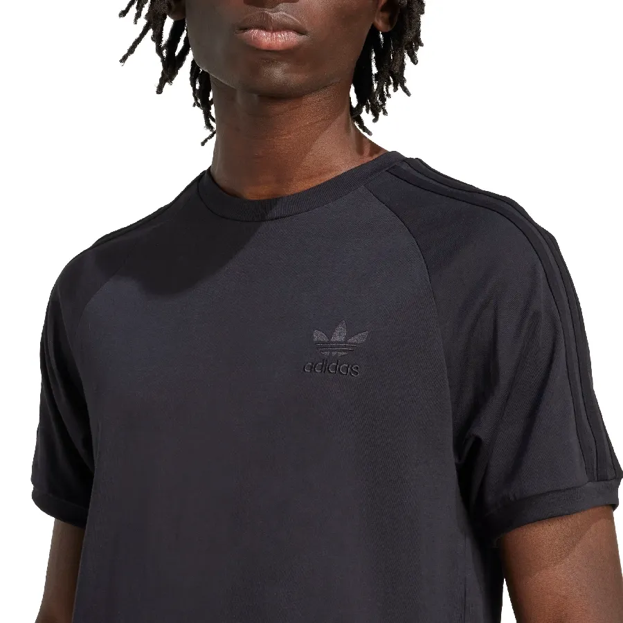 Imagen 3 de 5 de Remera adidas originals Adicolor Classics 3 Tiras-NEGRO