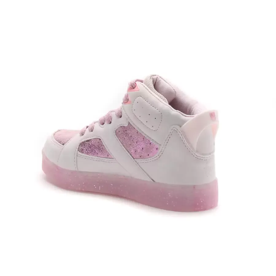 Imagen 1 de 5 de Zapatillas Footy Gamuza-ROSA/BLANCO
