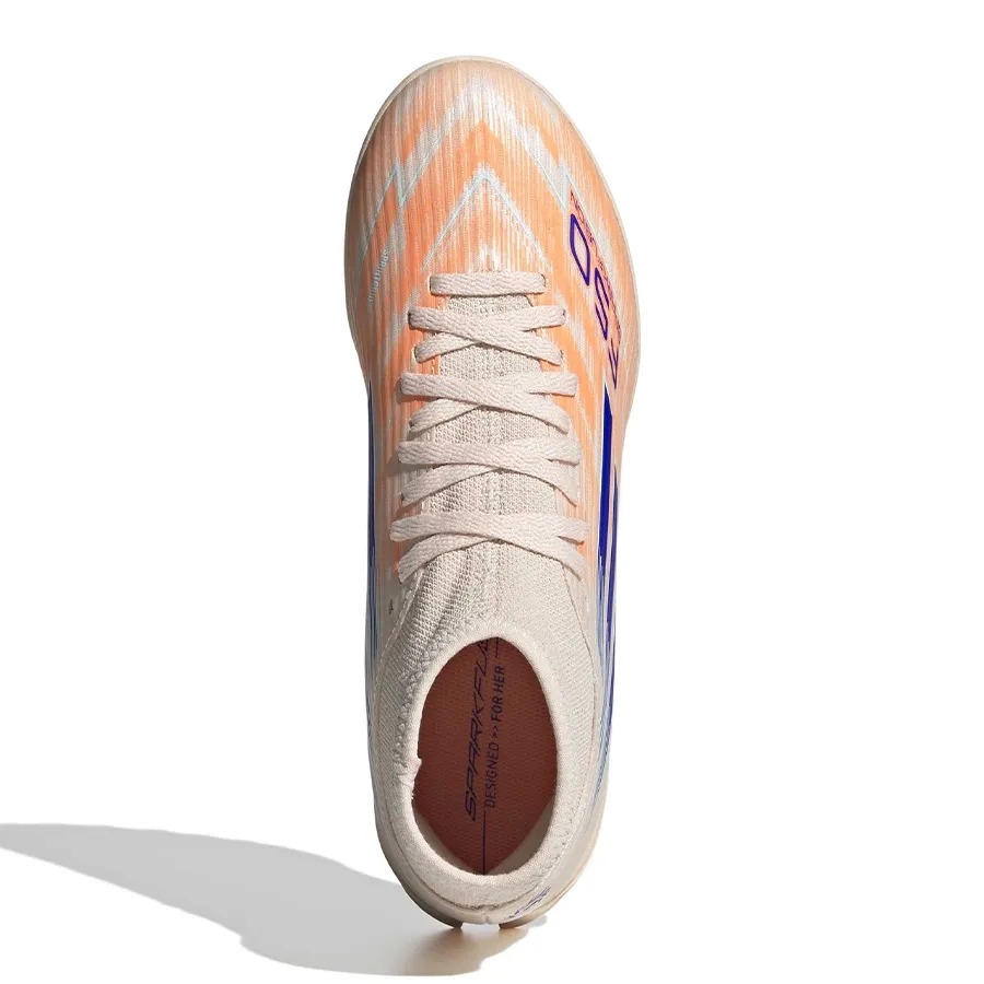 Imagen 3 de 7 de Botines adidas F50 SparkFusion Club TF-NUDE/AZUL