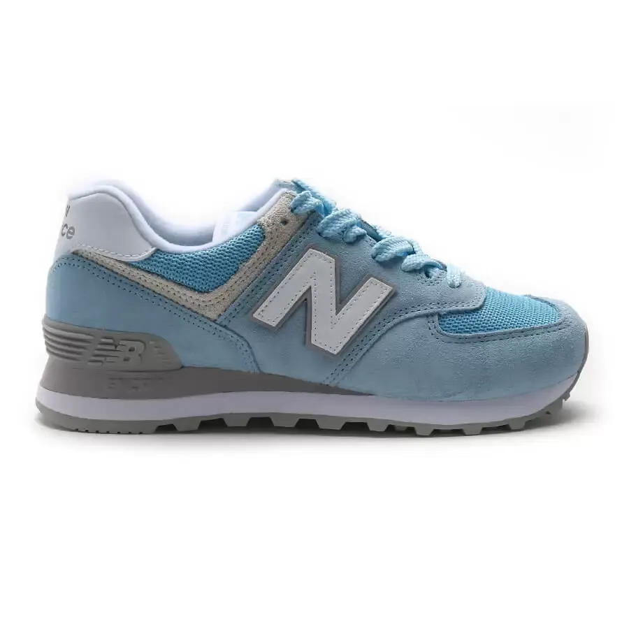 Imagen 4 de 5 de Zapatillas New Balance 574  W-CELESTE/BLANCO
