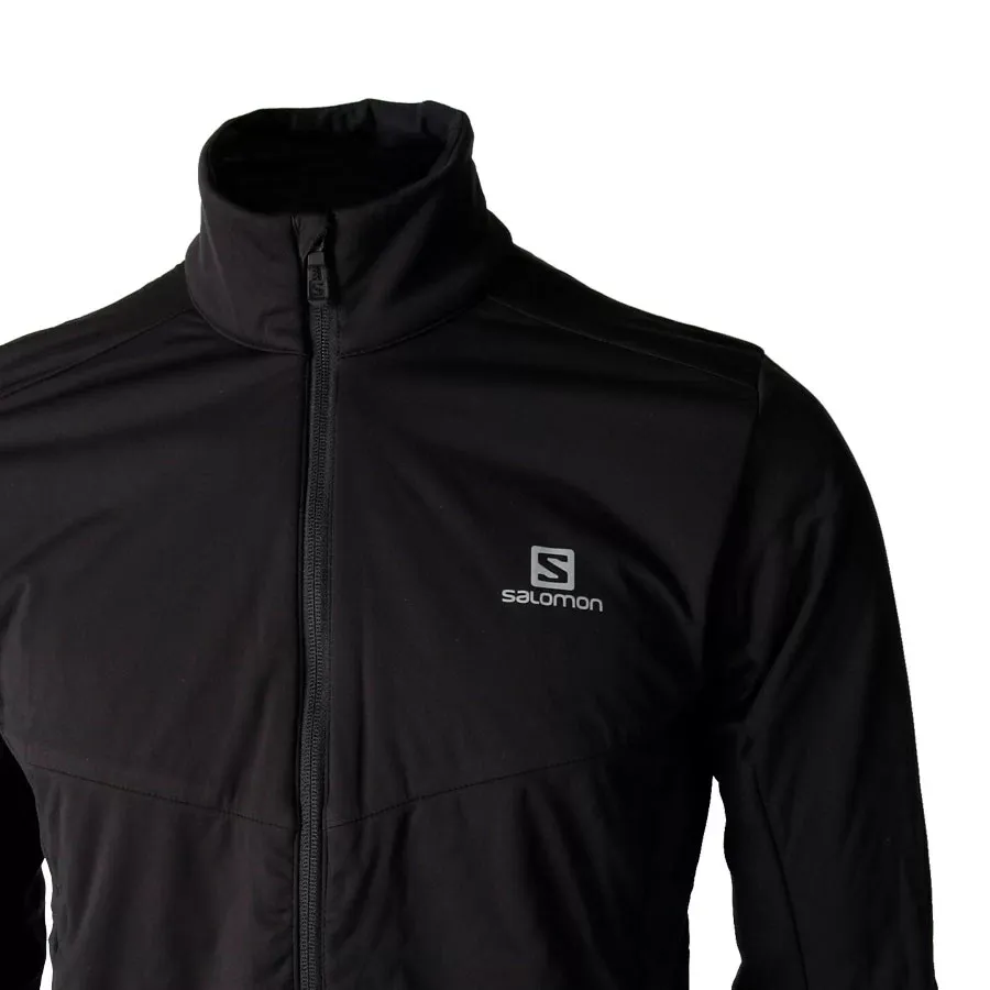 Imagen 2 de 4 de Campera Salomon Agile Warm M-NEGRO