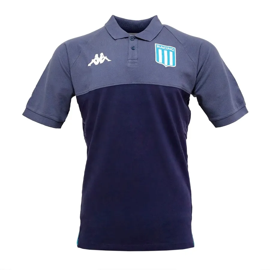 Imagen 0 de 6 de Remera Kappa Polo De Salida Racing 23-MARINO/AZUL