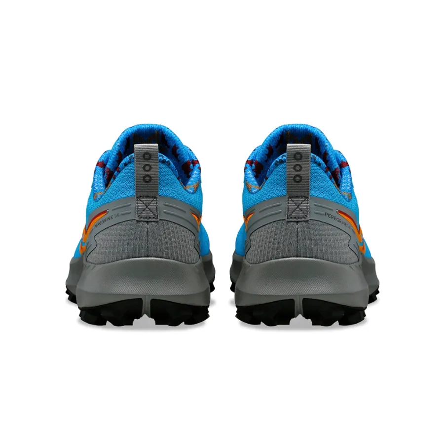 Imagen 3 de 5 de Zapatillas Saucony Peregrine 14 El Cruce Cyan-CELESTE/GRAFITO/NARANJA