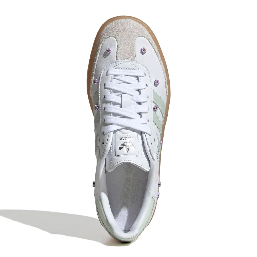 Imagen 3 de 7 de Zapatillas adidas originals Sambae-BLANCO/VERDE SECO
