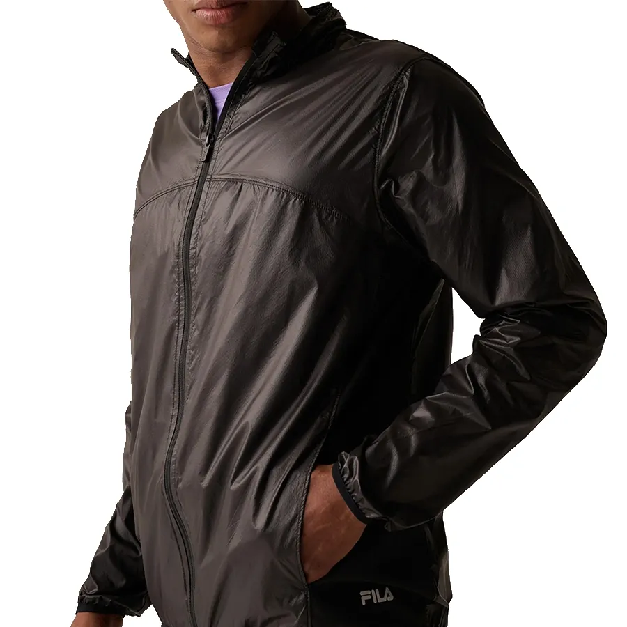 Imagen 3 de 4 de Campera Fila Rompeviento Block-NEGRO