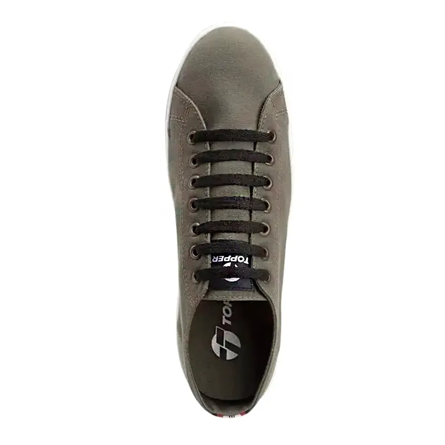 Imagen 3 de 5 de Zapatillas Topper Capitan Canvas Lite-VERDE OLIVA