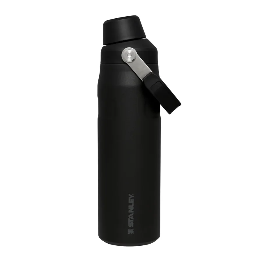 Imagen 0 de 3 de Botella Iceflow Aerolight 1 lts Stanley-NEGRO/PLATA