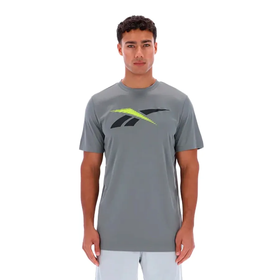Imagen 0 de 3 de Remera Reebok SS Dotted-GRIS
