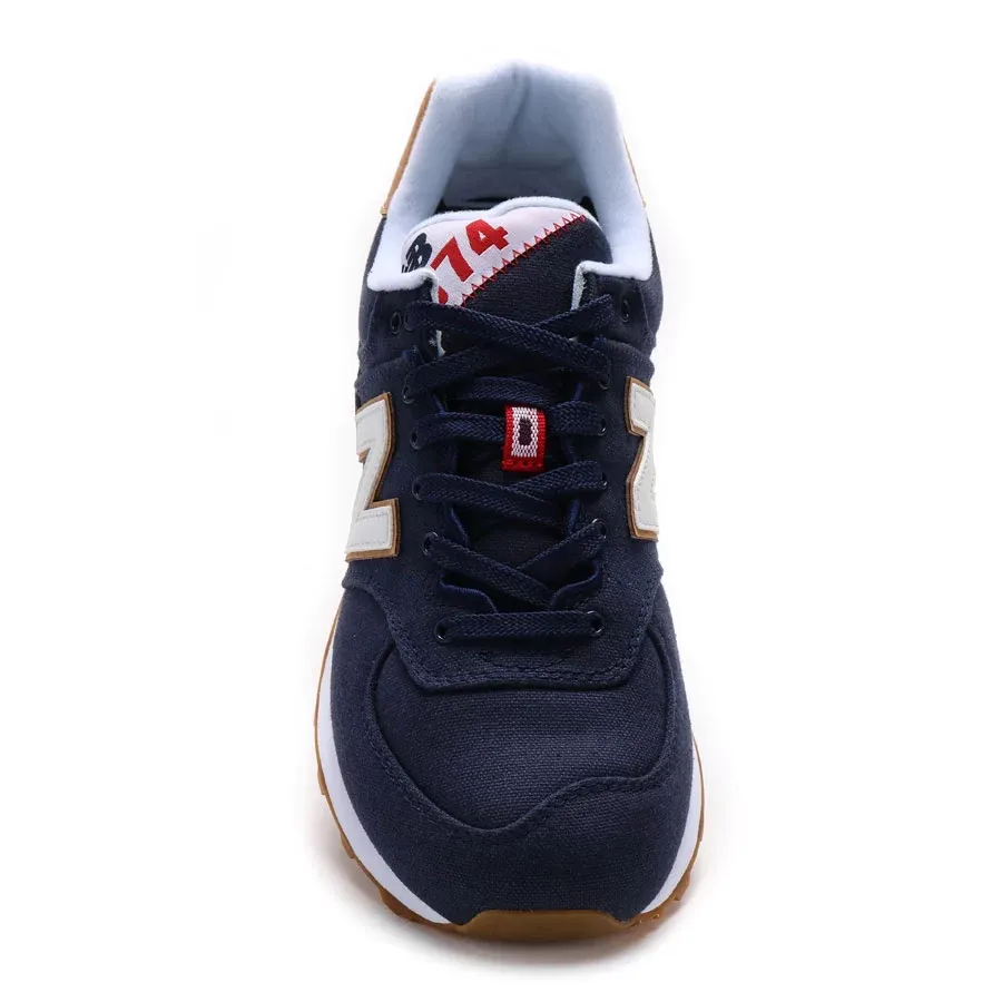 Imagen 1 de 4 de Zapatillas New Balance 574-MARINO/TOSTADO/BLANCO