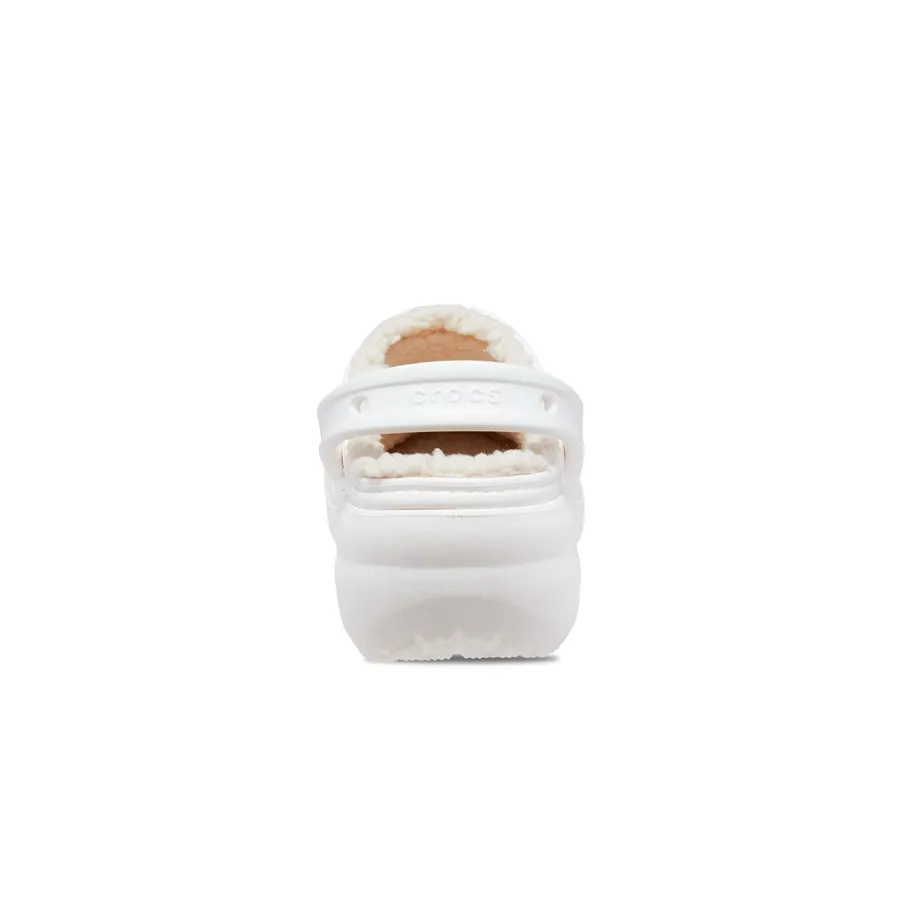 Imagen 3 de 5 de Ojotas Crocs Classic Platform Clog-BLANCO