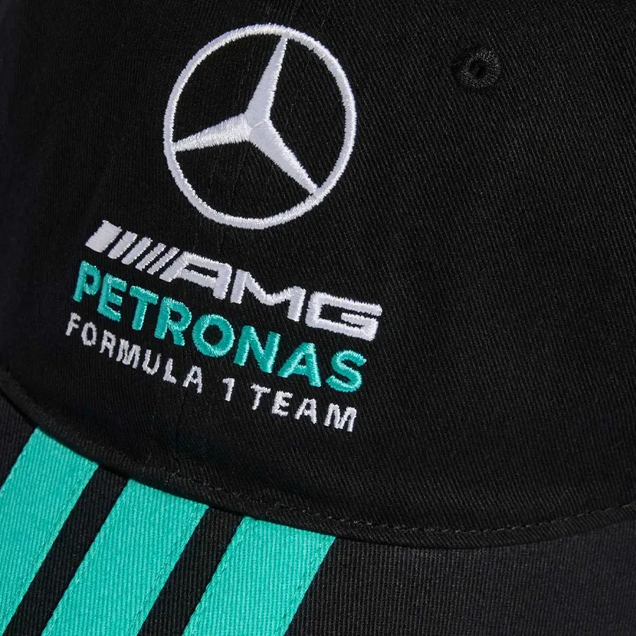Imagen 2 de 4 de Gorra adidas Mercedes Amg Petronas F1 Team-NEGRO/TURQUESA